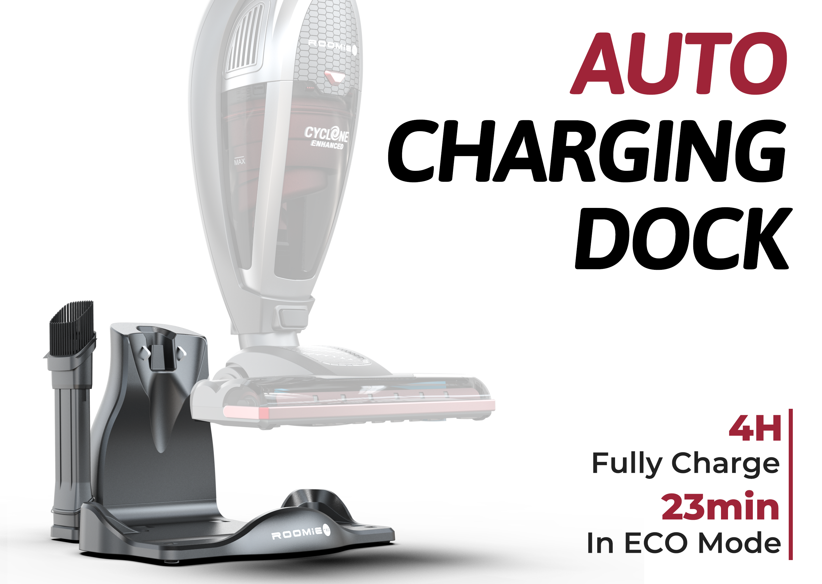 VINCENT - SlimVac Upright Cordless Vacuum Cleaner
