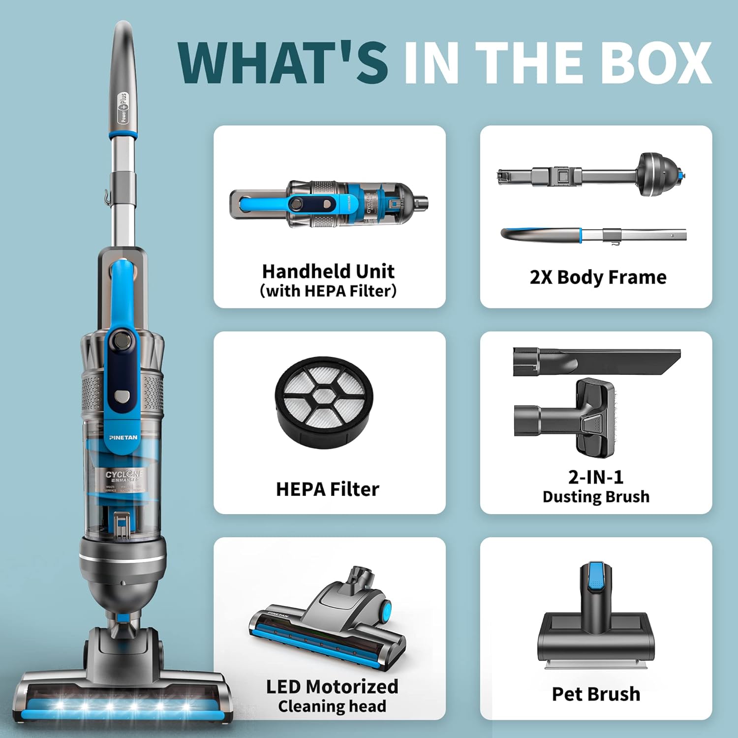 PowerLift - Lightweight Upright Vacuum Cleaner, Corded 600W