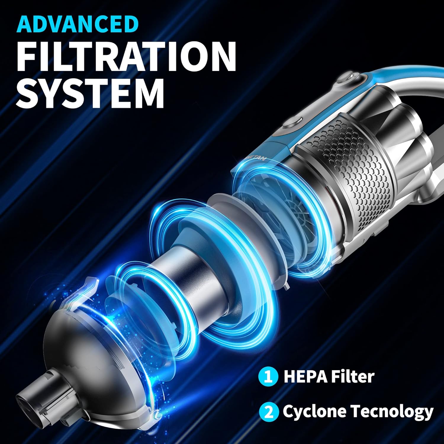 PowerLift - Lightweight Upright Vacuum Cleaner, Corded 600W