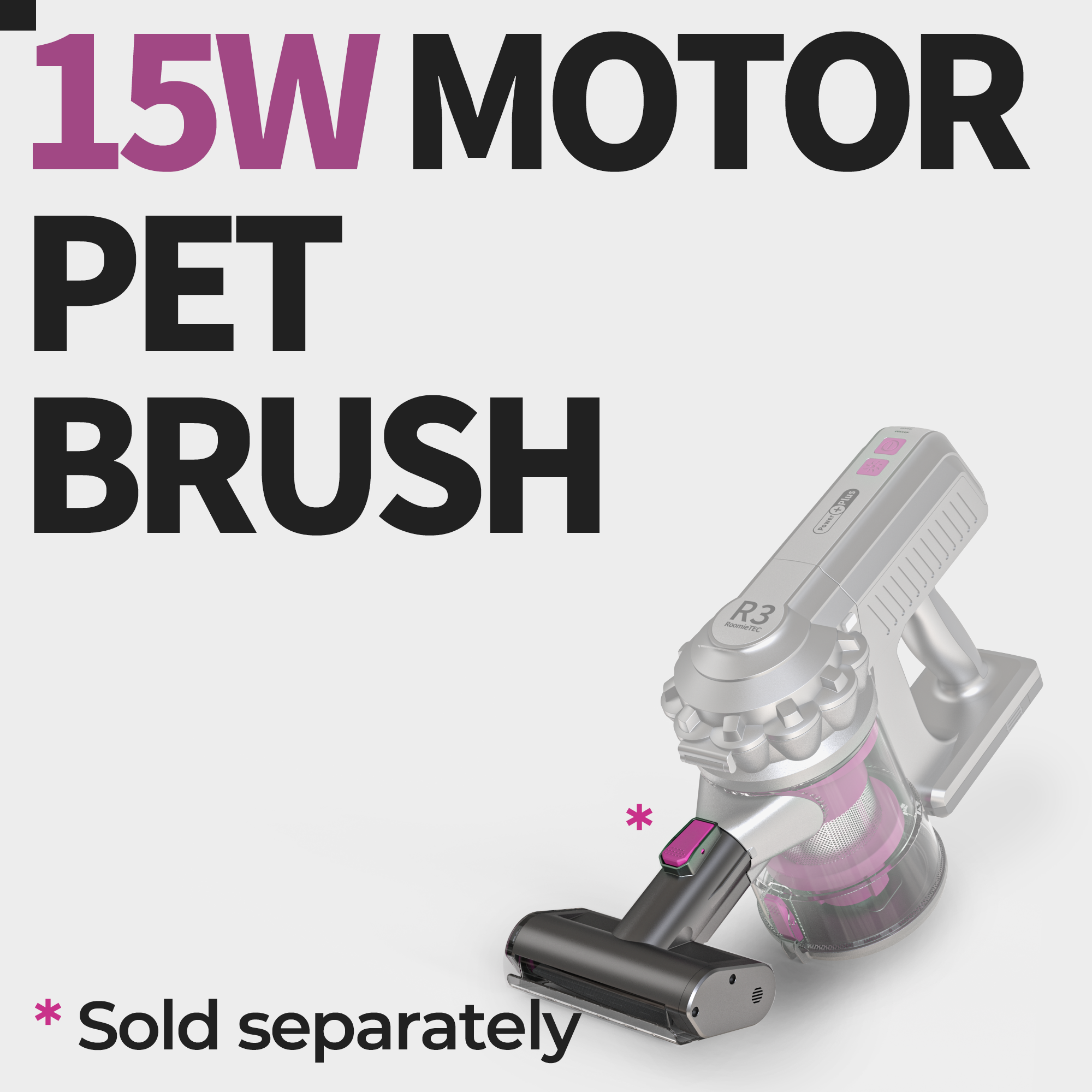 RICKY - Professional Cordless Stick Vacuum Cleaner