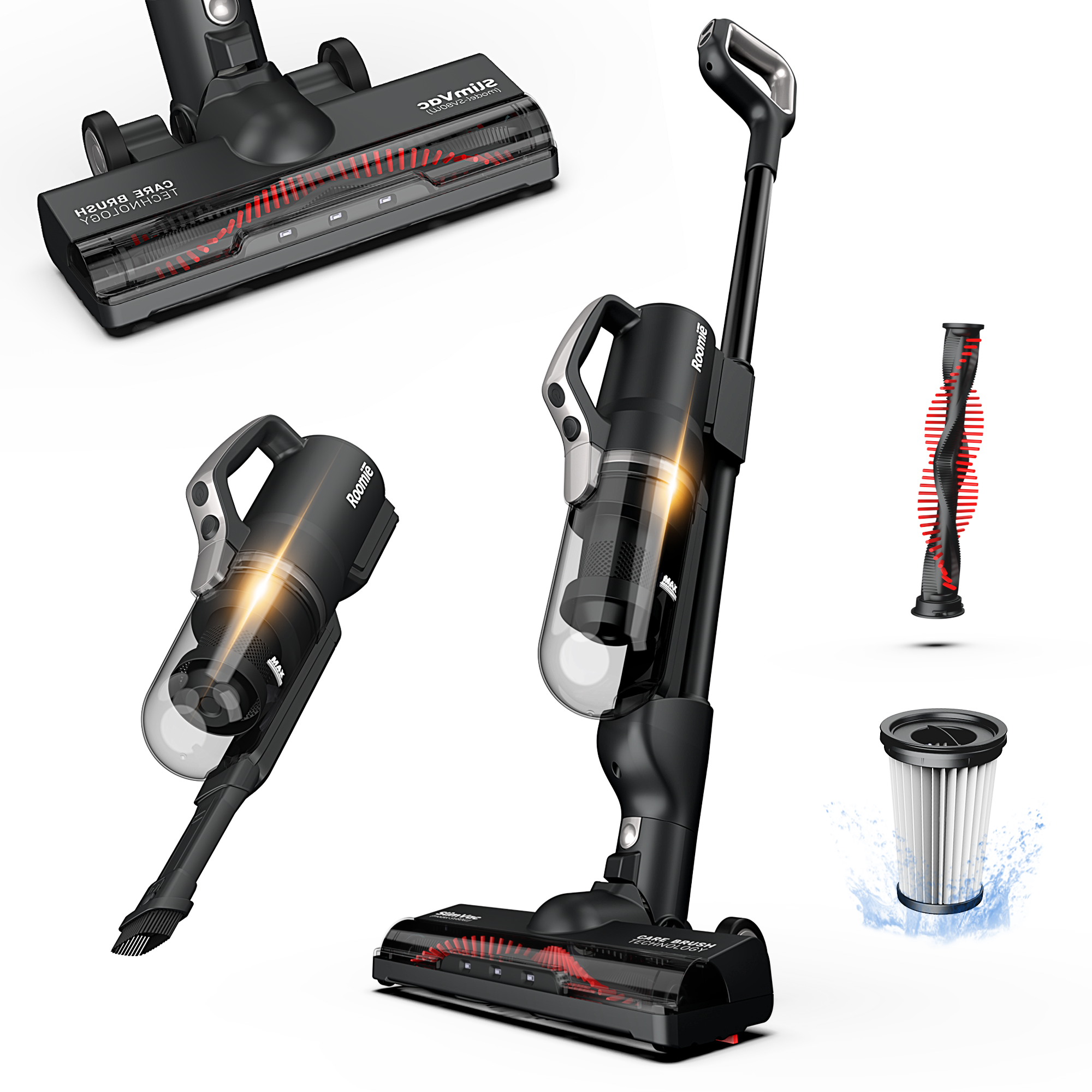 SlimVac - Pro Cordless Vacuum Cleaner for Home