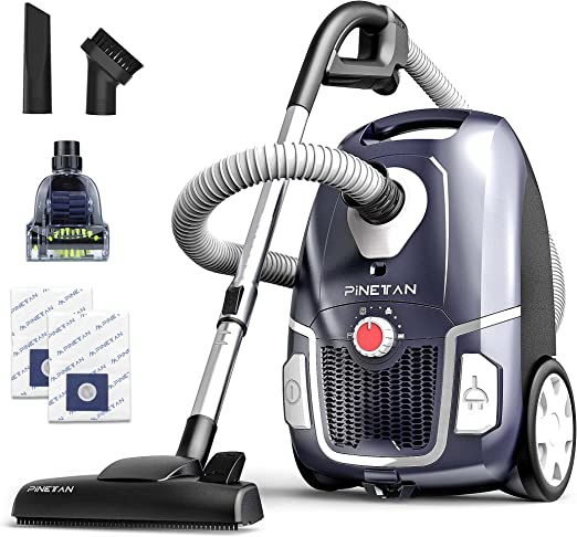 WhisperClean - Ultra Quiet Canister Vacuum Cleaner