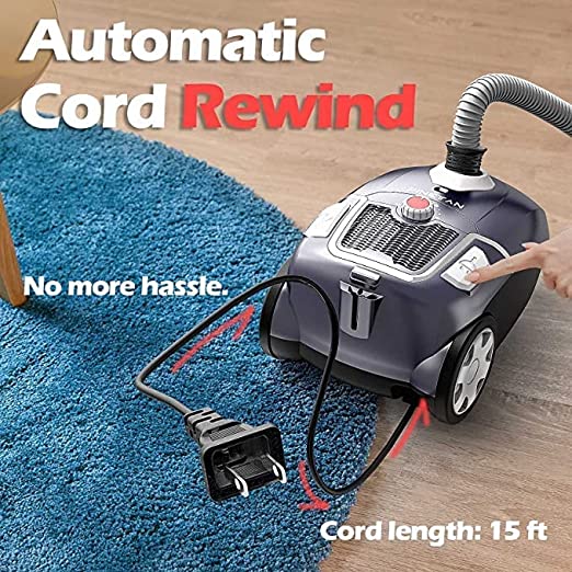 WhisperClean - Ultra Quiet Canister Vacuum Cleaner