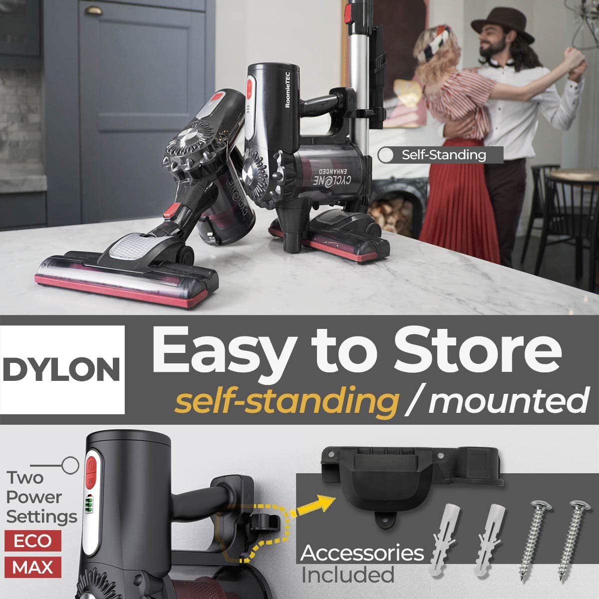 DYLON - Cordless Stick Vacuum Cleaner