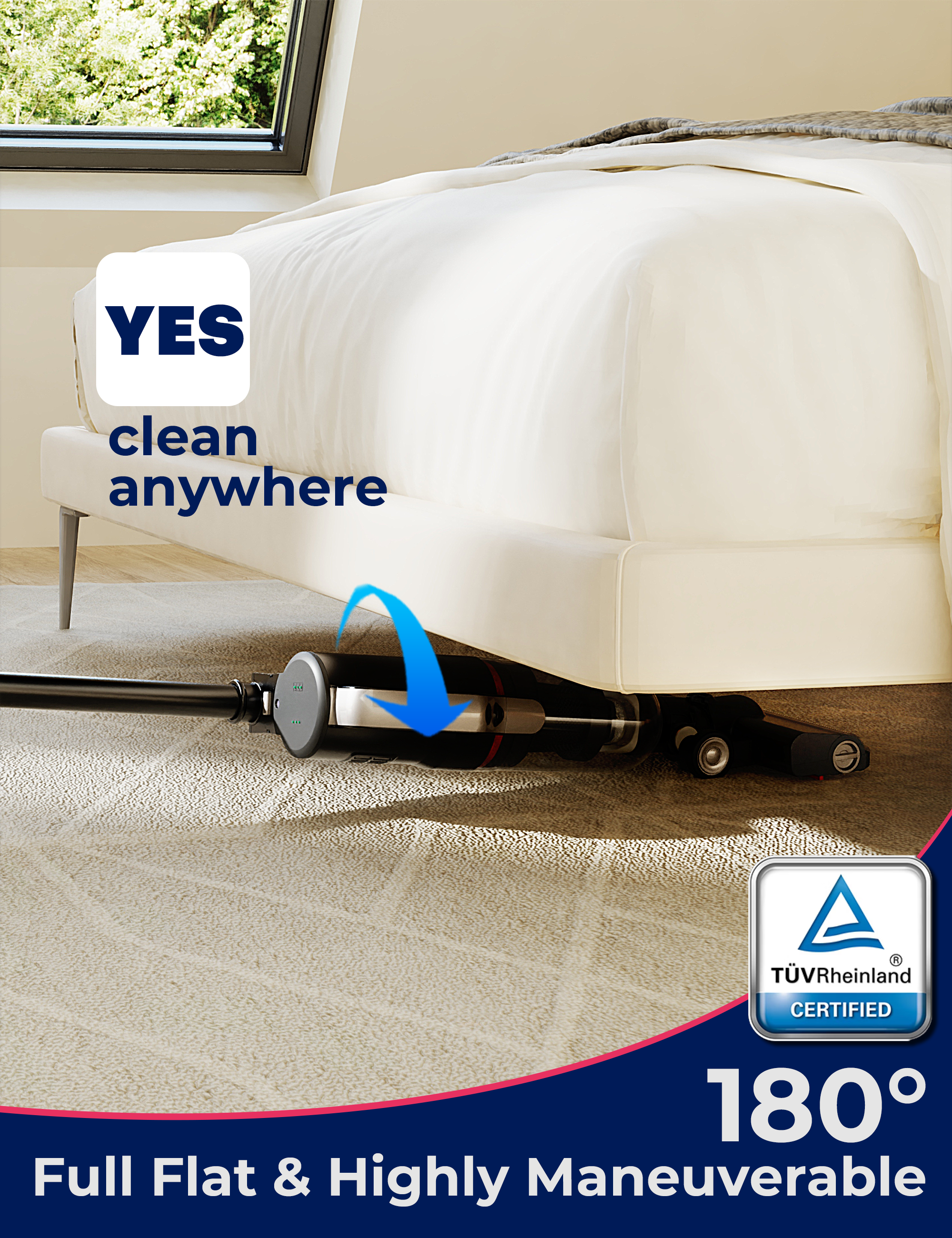 SlimVac - Pro Cordless Vacuum Cleaner for Home